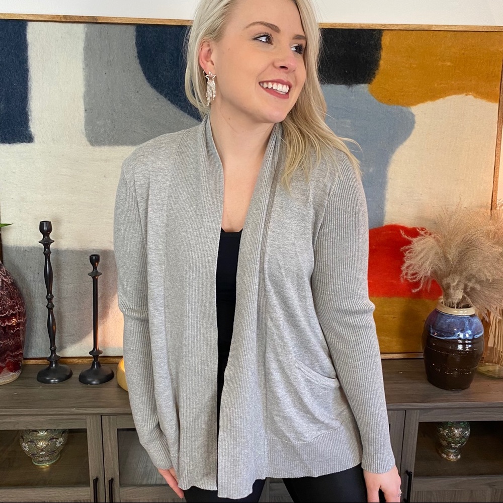Verve Ami Grey Cardigan - Picture 4 of 7